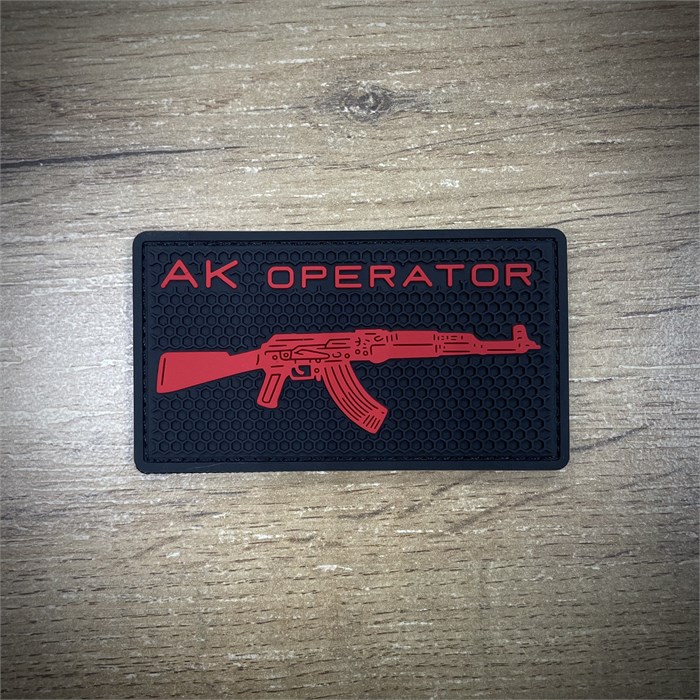 Патч / шеврон ПВХ "AK OPERATOR" красный pz88MDjwg980JJ08n9qkd2 - фото 2130