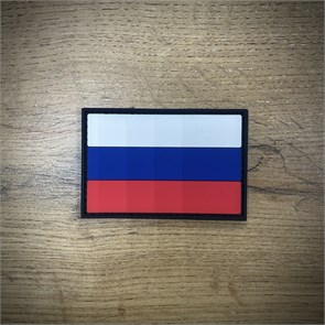 Патч / шеврон ПВХ Флаг РФ. черный кант kOnyu7MCiawCP4WSfBzzz1