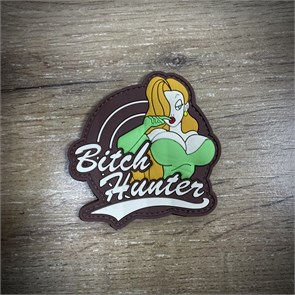 Патч / шеврон ПВХ "Тетя: Bitch Hanter", коричневый 45RFlCV2hou0ovfJXPxrj2