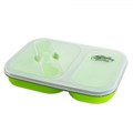 Контейнер силиконовый Tramp c ловилкой, зеленый VETrVUyRjh835ZMtkqf1R2